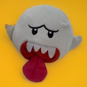 Super Mario  Boo Ghost Nintendo 5" Plush Stuffed Toy No Tag